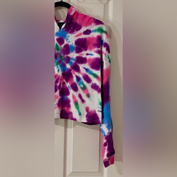 COPY - PSK Collective Tie Dye Cropped Hoodie - Picture 3 of 10
